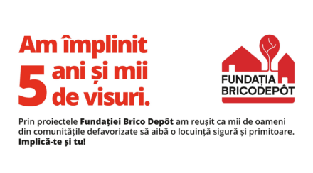 Fundația BricoDépôt investește 300.000 de lei în cea de-a cincea ediție a campaniei Casele bune schimbă vieți