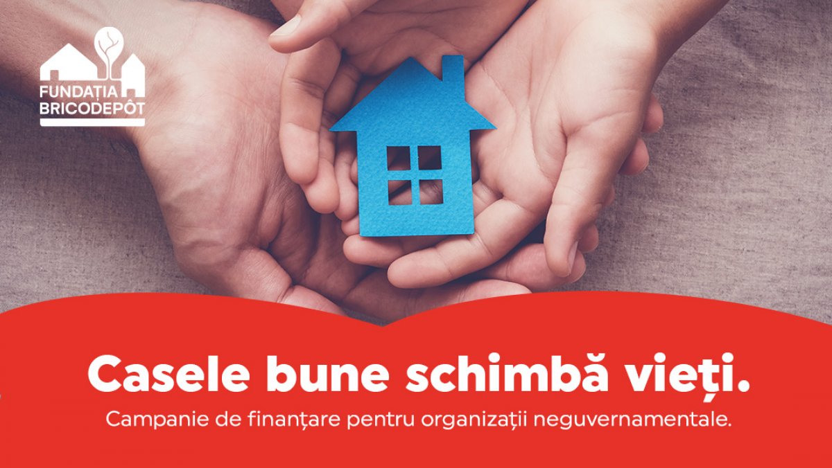 Fundația BricoDépôt investește 300.000 de lei în cea de-a cincea ediție a campaniei Casele bune schimbă vieți